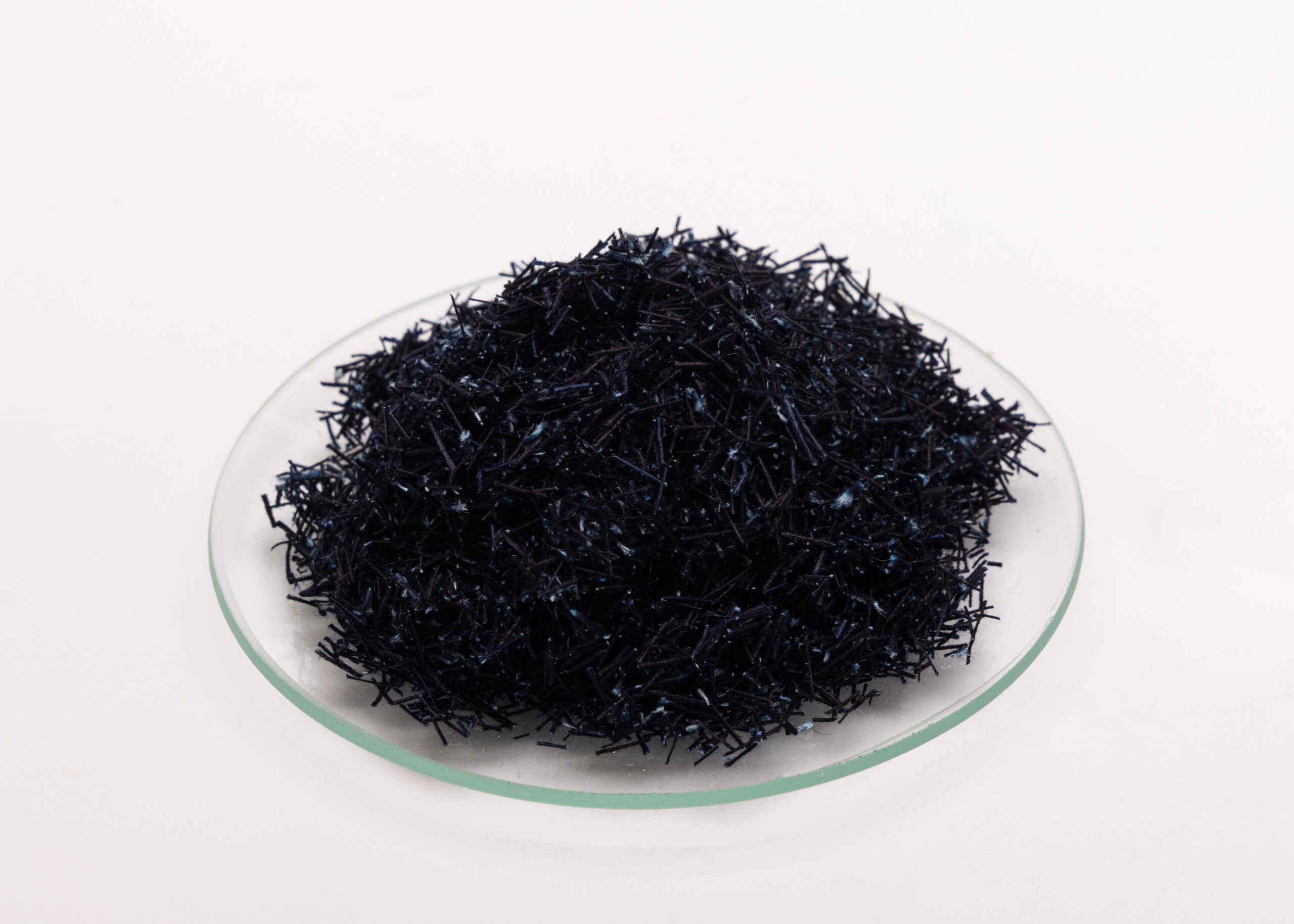 chopped fibers sustainability blue cotton dish