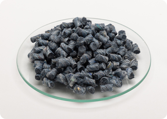 fiber reinforcement compounds blue cotton pellets
